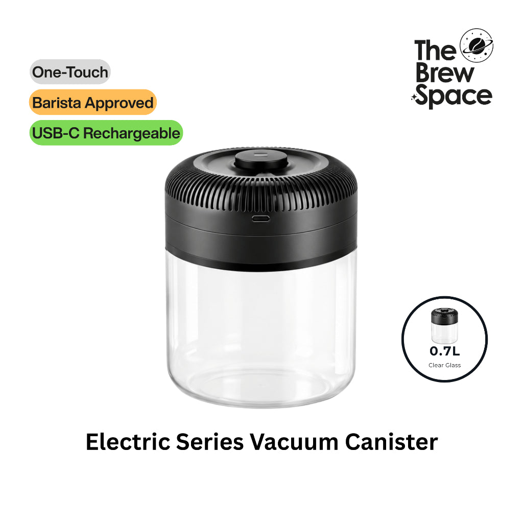 Electric Series Vacuum Canister | One-Touch Vacuum Seal | Type C Rechargeable