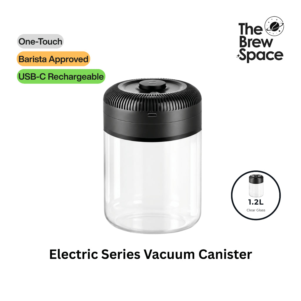 Electric Series Vacuum Canister | One-Touch Vacuum Seal | Type C Rechargeable