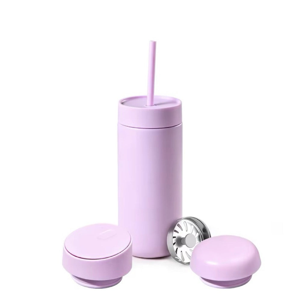 3-in-1 Stainless Steel Vacuum Insulated Tumbler | 450ml / 16oz | Hot & Cold