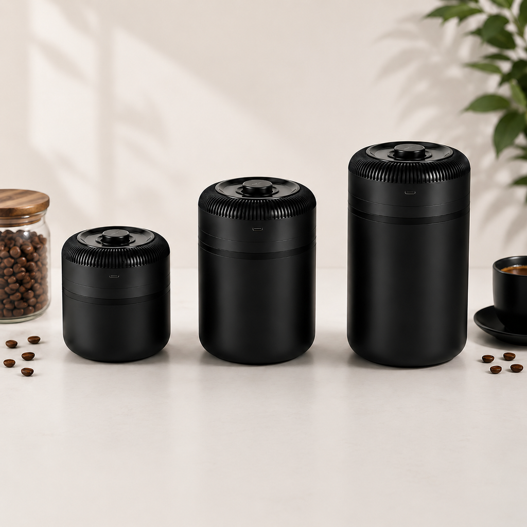 3-Size Bundle Set Electric Series Vacuum Canister | One-Touch Vacuum Seal ✨