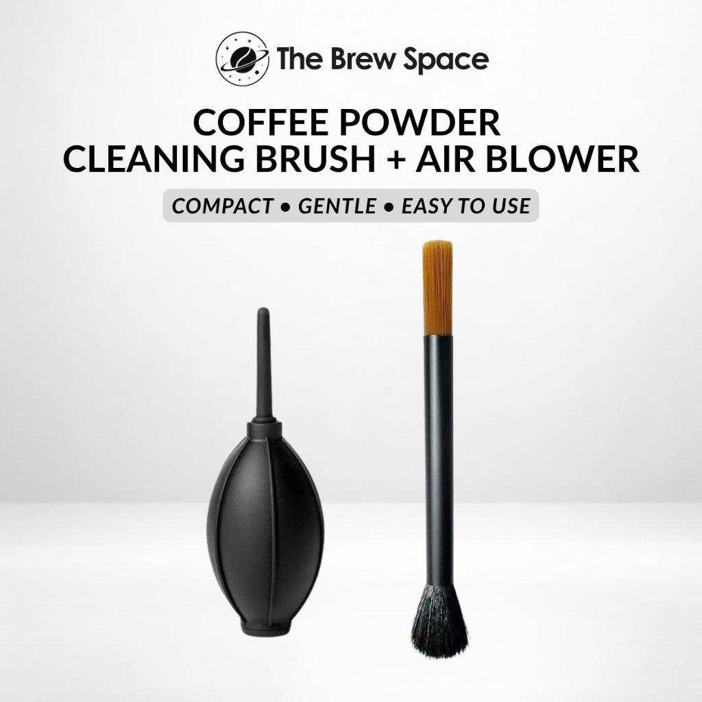 Coffee Powder Cleaning Brush + Air Blower
