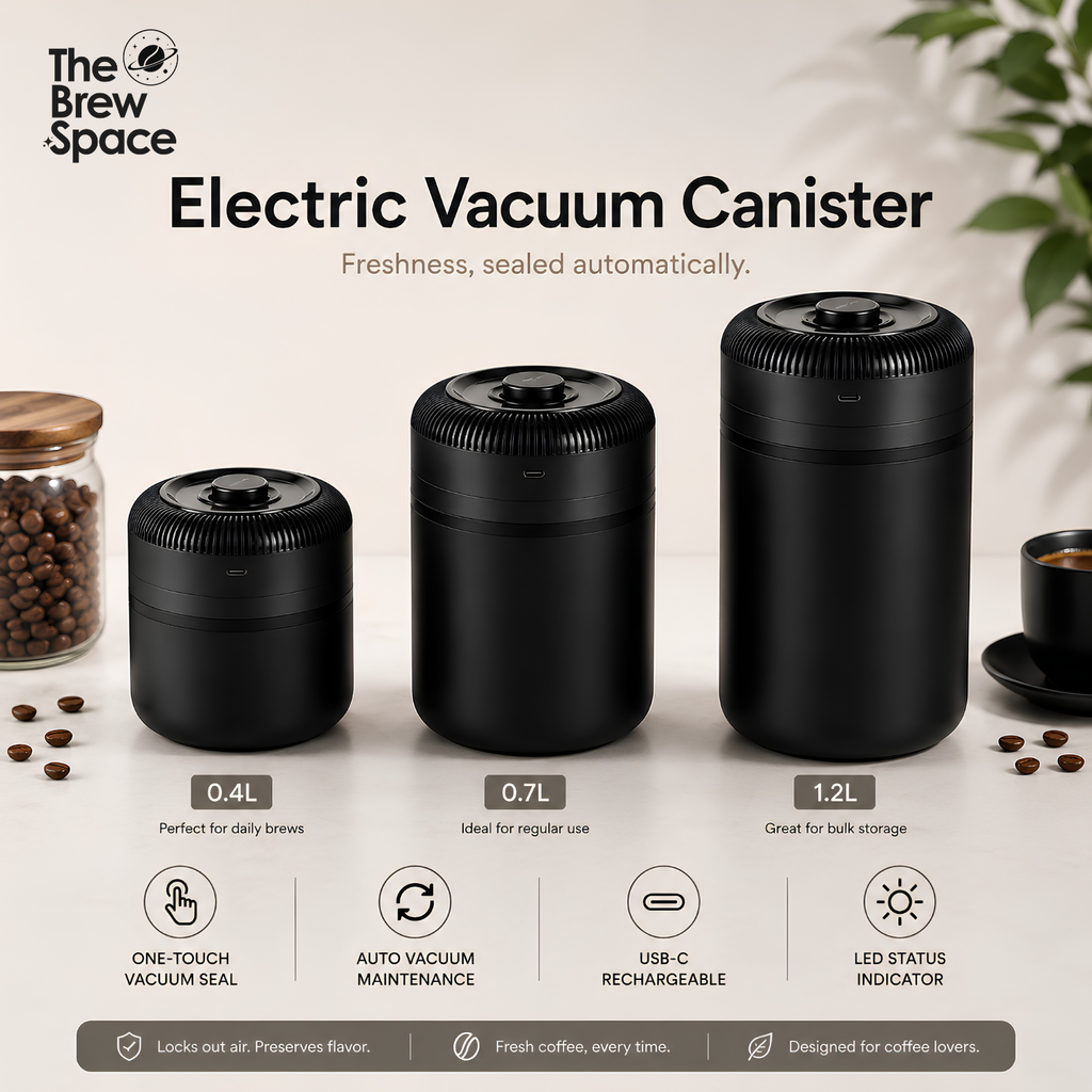 Electric Series Vacuum Canister | One-Touch Vacuum Seal